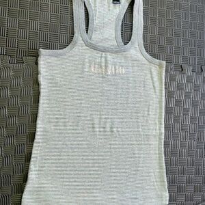 Mango Gray Fitted Tank Top